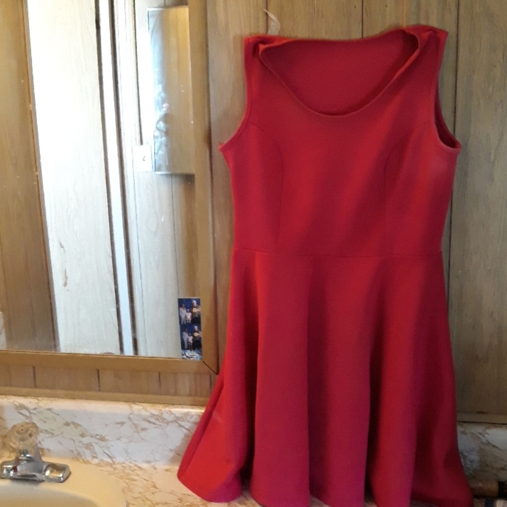 Hot pink dress